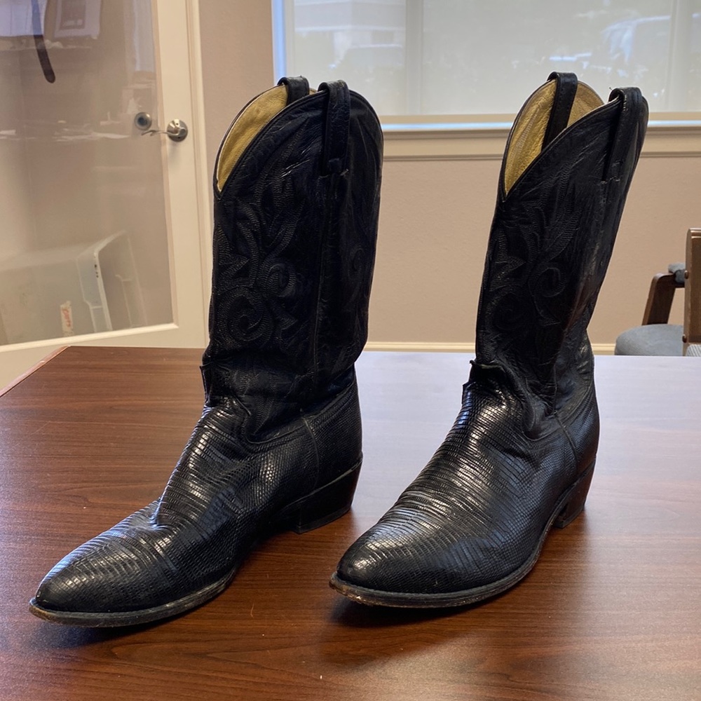 Dan Post Lizard Skin Boots. Size 11.5 D